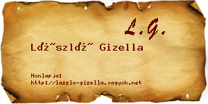 László Gizella névjegykártya